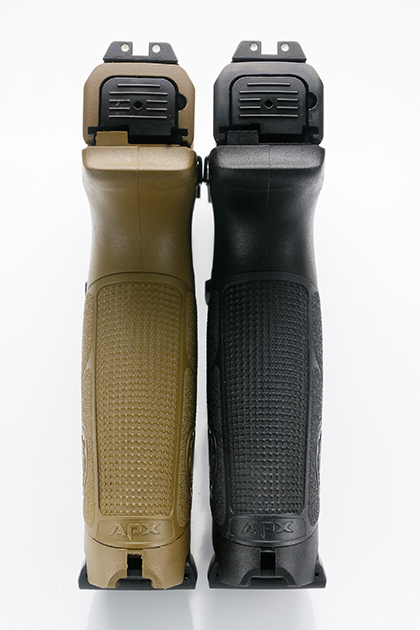 グリップの膨らみ