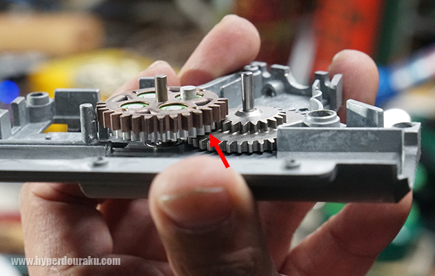 ギアの組み付け