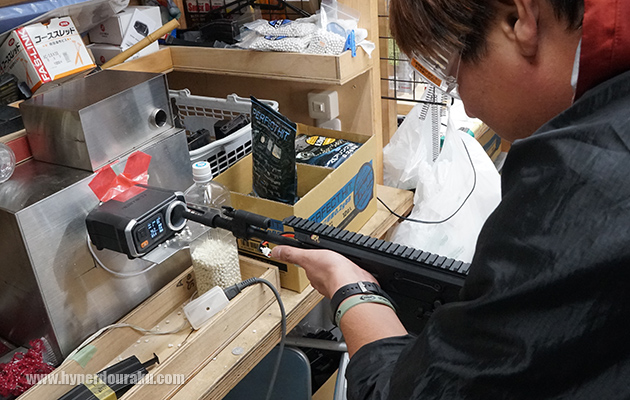 初速をチェック