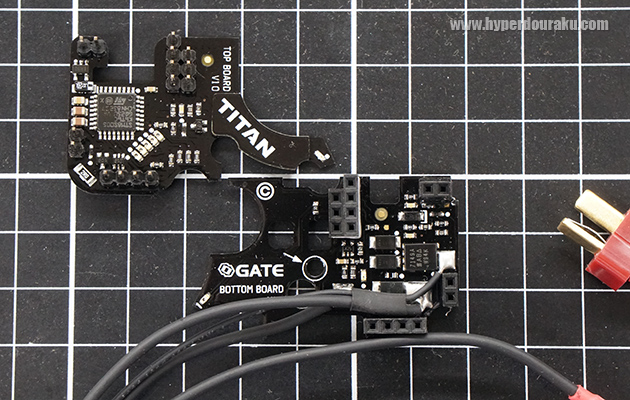 トリガースイッチ周りにセットする基板