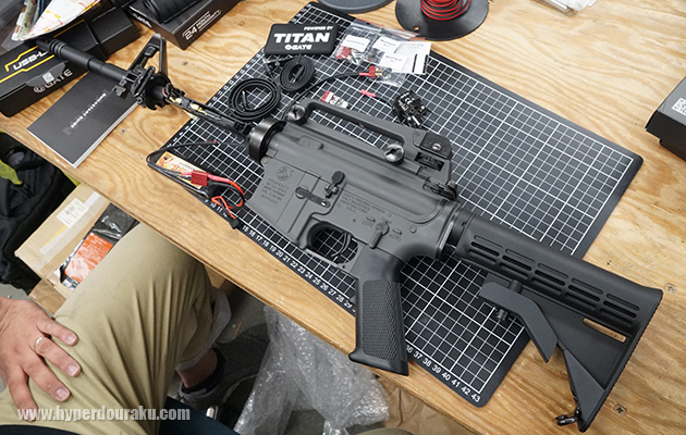 M4A1カービンに組み込んでみた