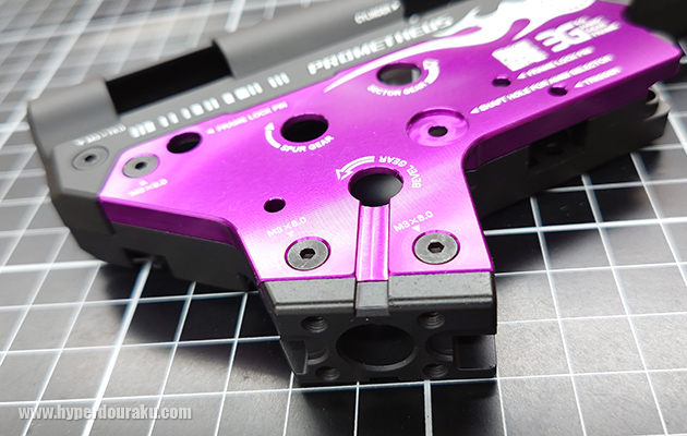 ネジの仕様がフレームに記載