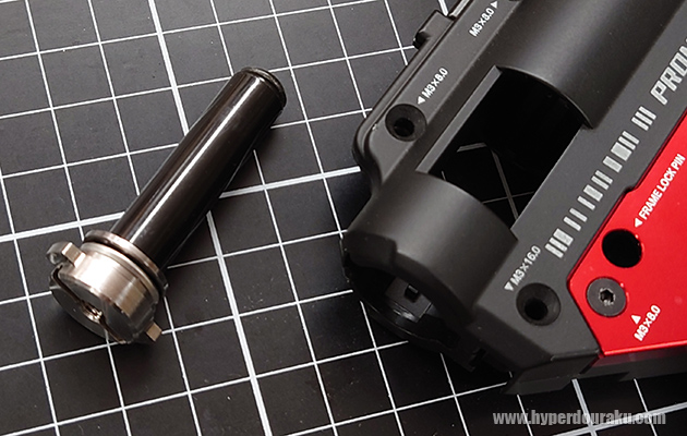 スプリングガイドごとスプリングを取り出せる