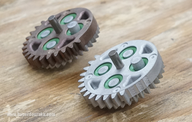 セクターギアは３枚カット