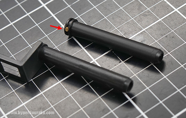 ノズルの回転止め