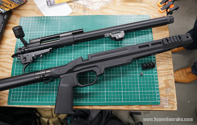 レシーバーを取り外すよ