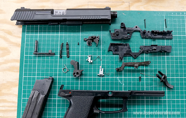 インナーフレームの分解