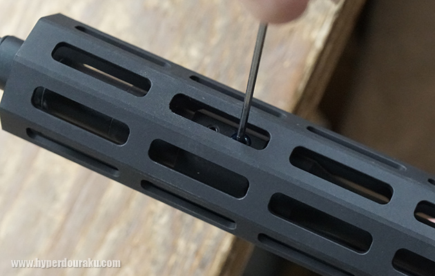 ガスブロックのネジ