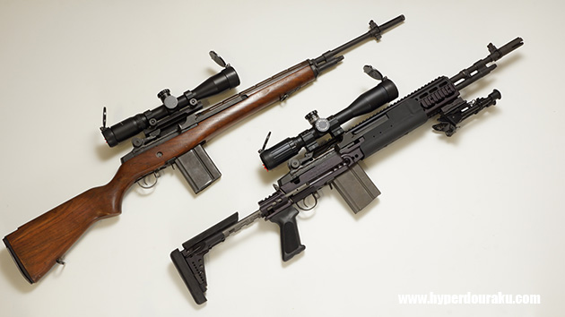 M1Aと改修されたMK14 EBR