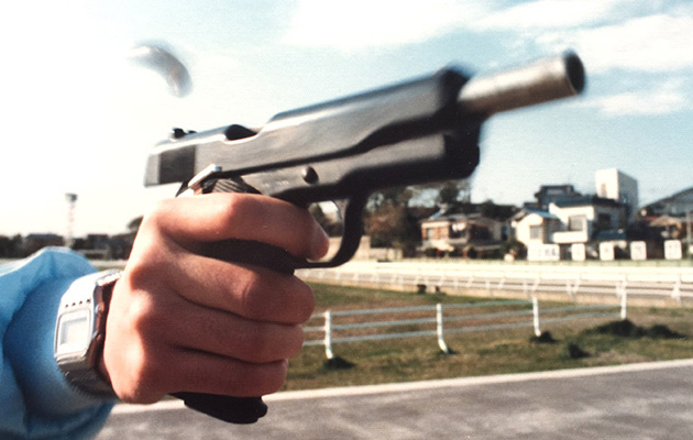 MGCガバメントのブローバックシーン