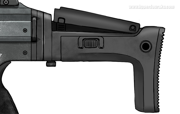 ストックは樹脂製