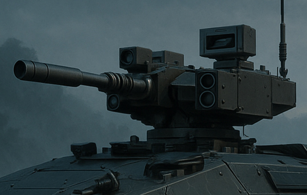 AI制御の6.8mmチェーンガン