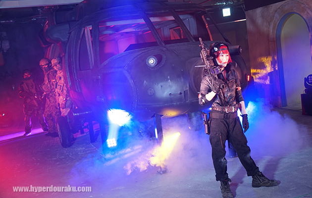 デルタのフィールドが撮影スタジオに