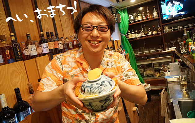 署長が食事を作ってくれまし