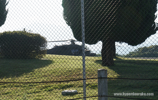 ブラックホークが駐機