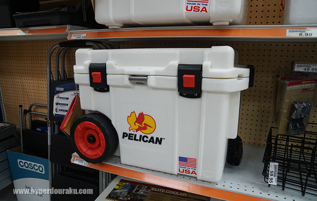 ペリカンのクーラーボックス