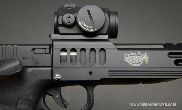 T-1ドットサイトを固定