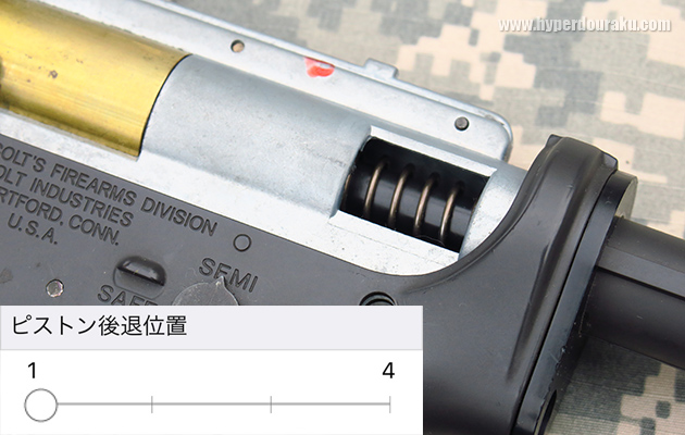 ピストン位置が1