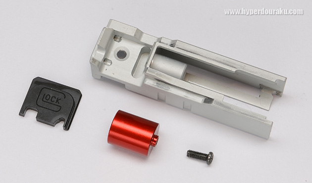 アルミ製の軽量なブリーチ