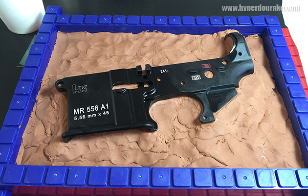 レシーバーの型取り