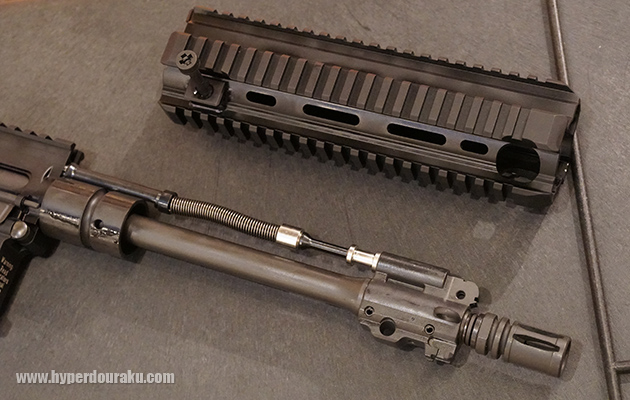 ショートストロークガスピストンのユニット