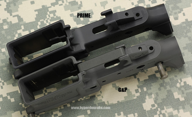 ロアレシーバーの幅　比較