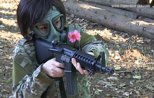 ミリタリーやサバゲーも好き