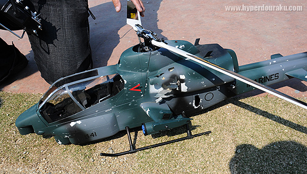 破壊されたAH-1Sコブラ