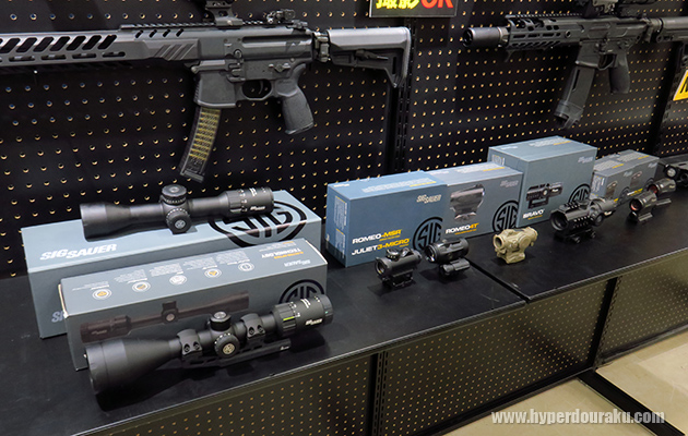 実銃用のSIGの光学機器