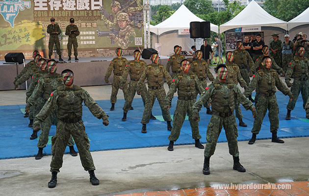 台湾陸軍による演武