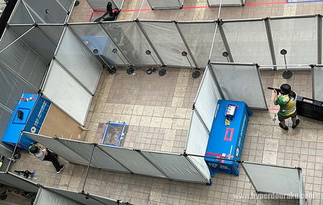 各ステーション内のターゲット