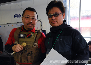 優勝者のヒラノ テツヤさん