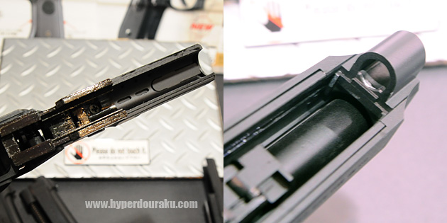 重量は実銃と同じ961g