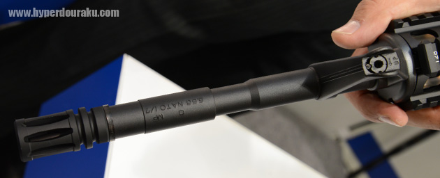 14.5インチ長のアウターバレル