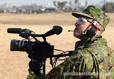 広報撮影班の隊員
