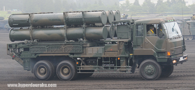 88式地対艦誘導弾の発射機