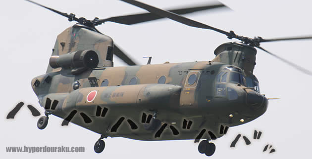 ローターから発する風がすごい