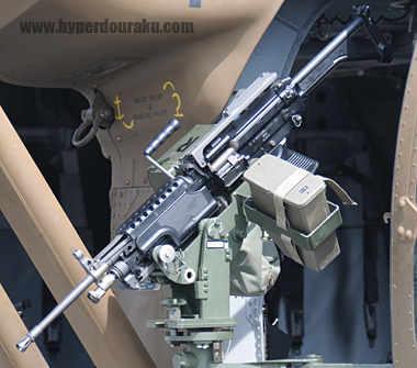 5.56mm口径のミニミ軽機関銃