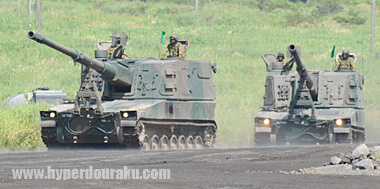 99式自走155mmりゅう弾砲