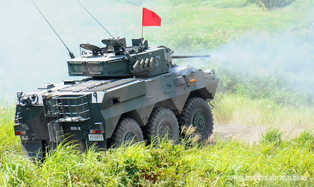 87式偵察警戒車　25mm機関砲