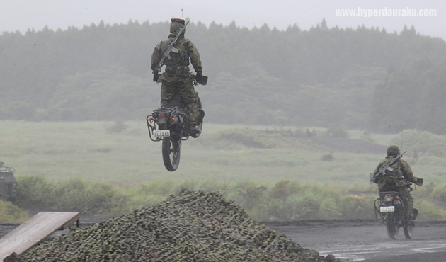 華麗なジャンプ