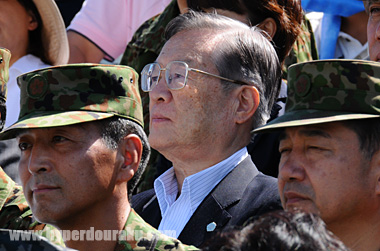 防衛大臣の森本敏大臣