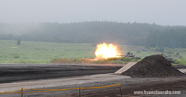 稜線射撃(ハルダウン)