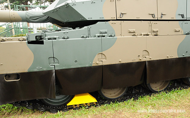 ゴム製のスカート