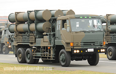 88式地対艦誘導弾の発射機