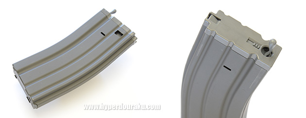 マガジン装弾数は30発と60発の切り替え式