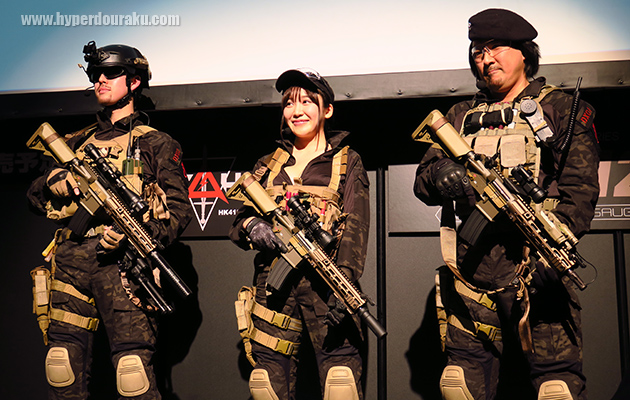 ステージ上でのプレゼンテーション