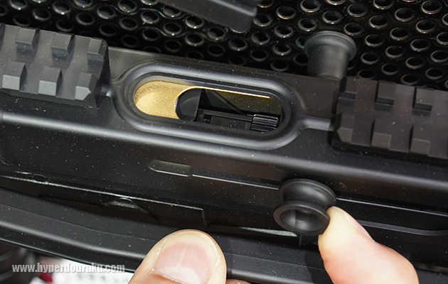 イジェクションポートからホップ調整