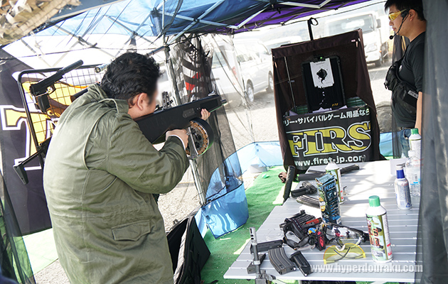 シューティングレンジを併設