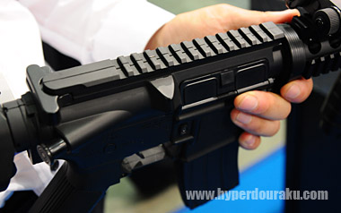 トップレールにはLMTタイプのリアサイト